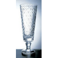 Diamond Net Vase - Italian Lead Crystal (13 1/2"x5")